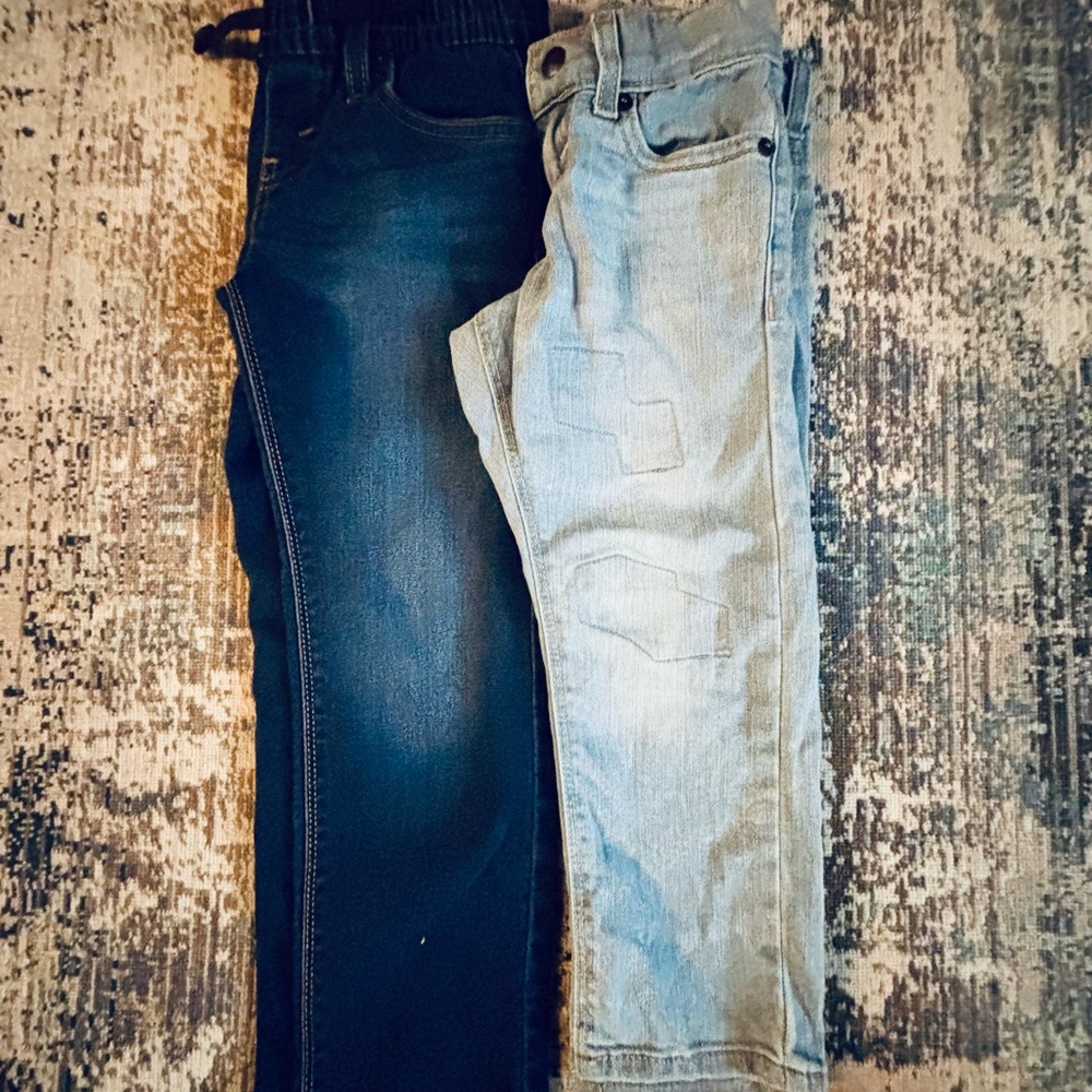 Boys Denizen Dark Blue & Light Blue Jeans